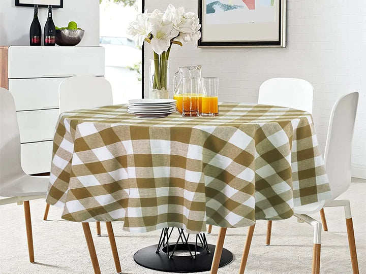 Elevate Your Dining Experience with Round Table Cloths: A Stylish and Functional Addition to Any Setting