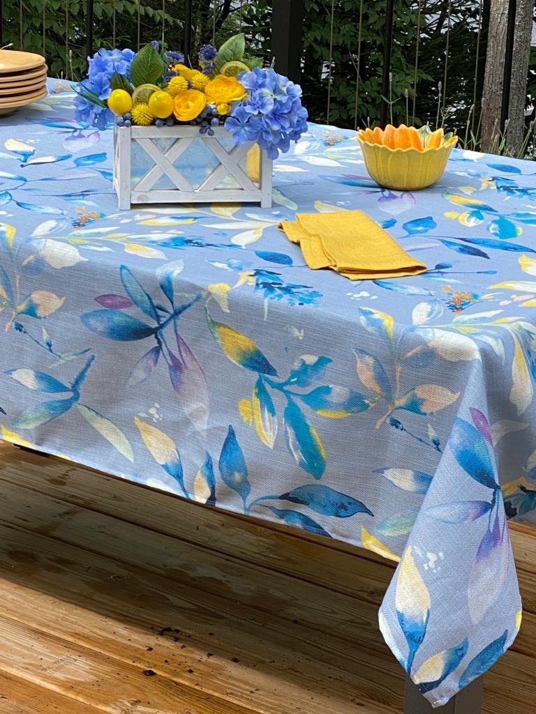 Karlena Blue – Yellow Table Cloth