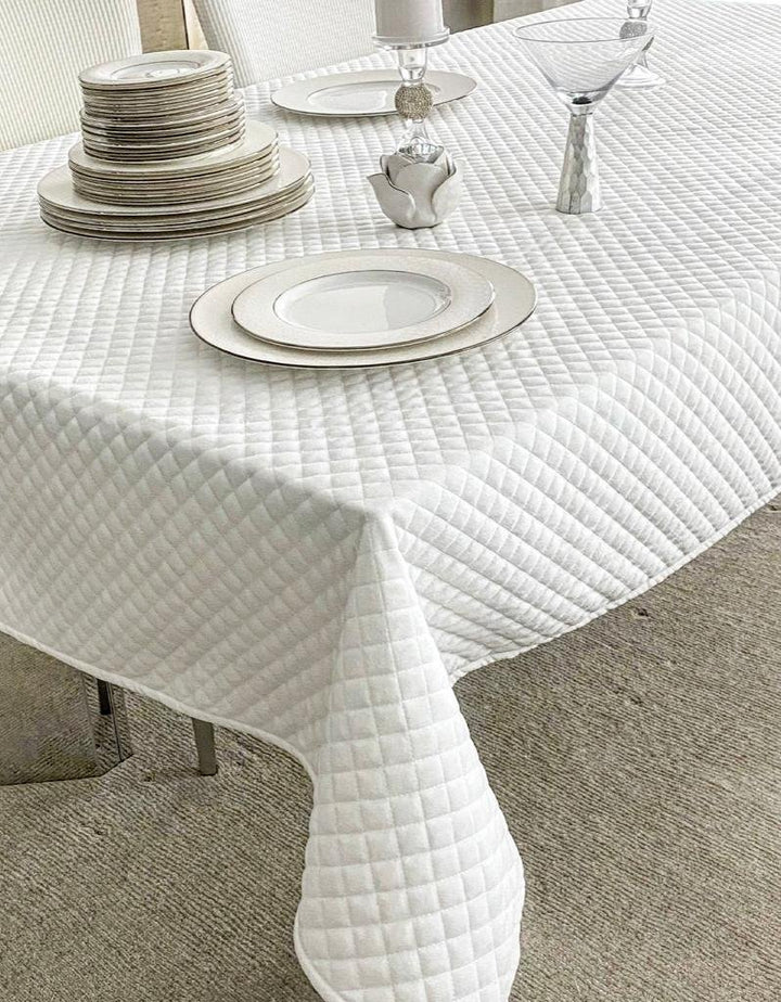 Quilted Velvet Table Cloth