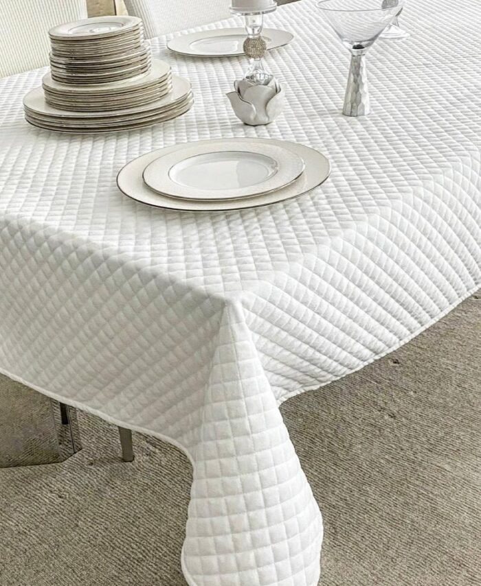 Quilted Velvet Table Cloth