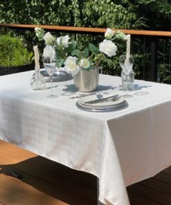 Bonan White Table Cloth
