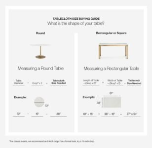 Table Cloth Size Buying Guide